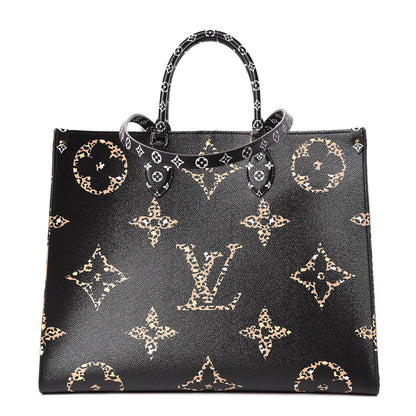 Louis Vuitton Monogram Giant Jungle Onthego GM Black 1 of 11
