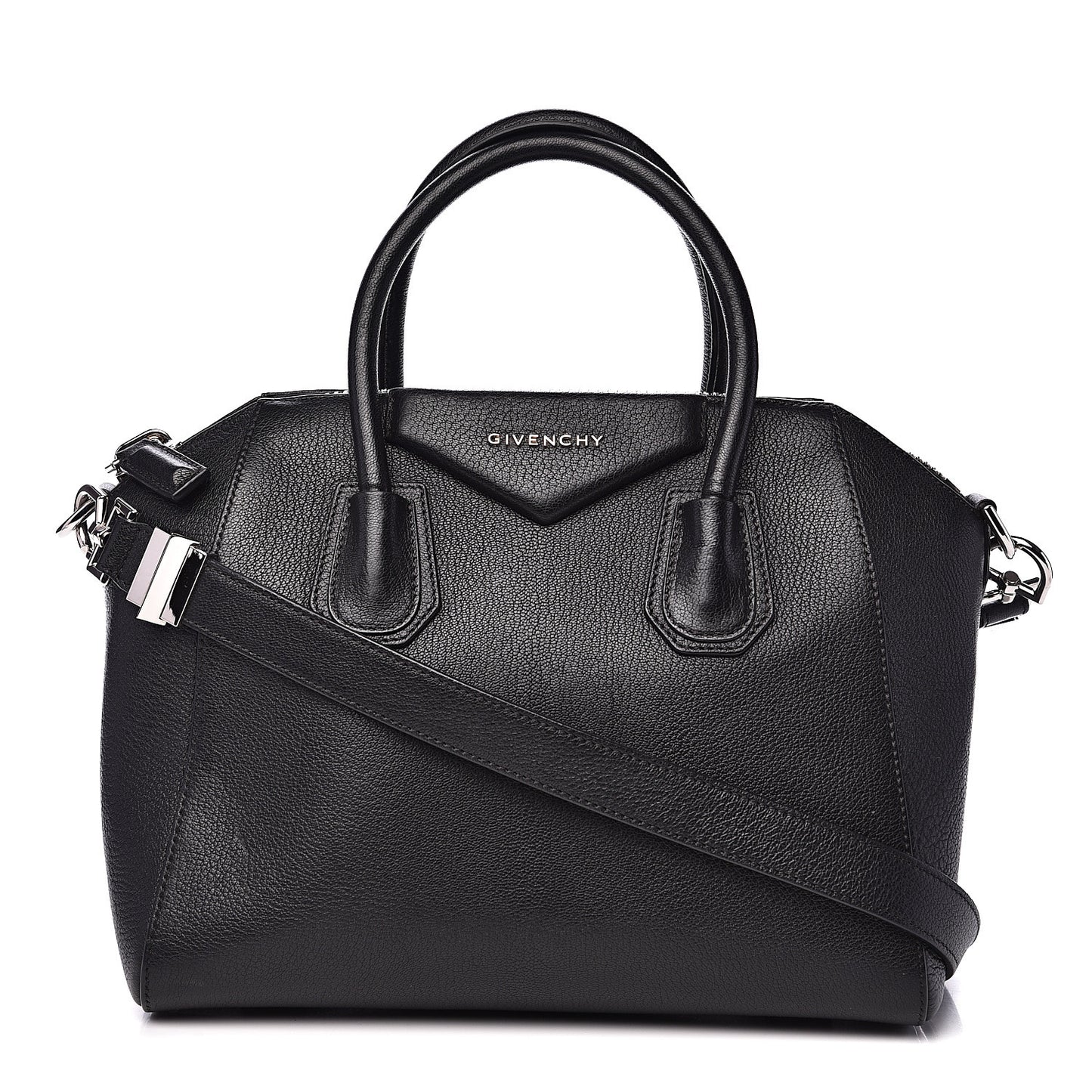 Sugar Goatskin Small Antigona Black