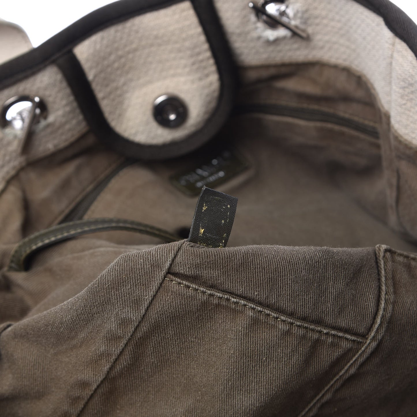 Canvas Medium Deauville Tote Beige