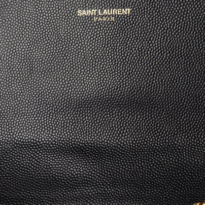 Saint Laurent Grain De Poudre Small Monogram Kate Satchel Black 10 of 16