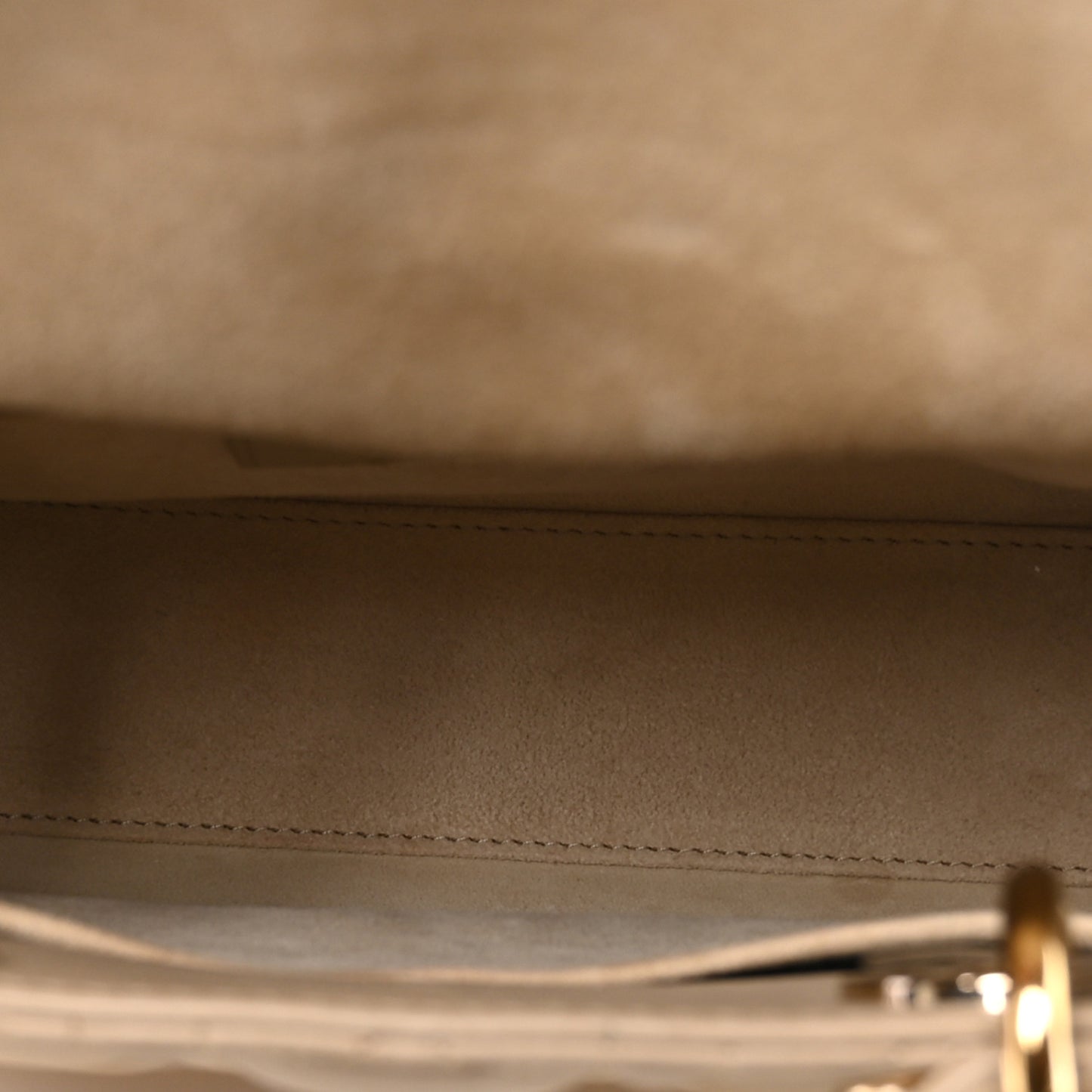 Lambskin Cannage Small My ABCDior Lady Dior Hazelnut