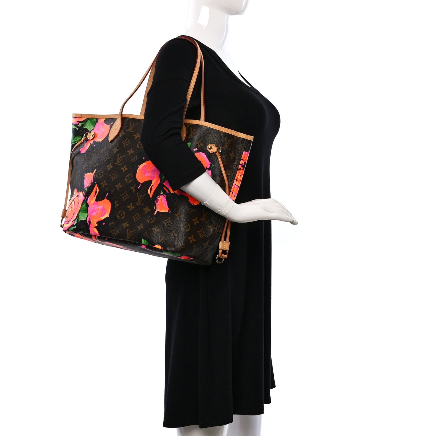 Monogram Roses Neverfull MM