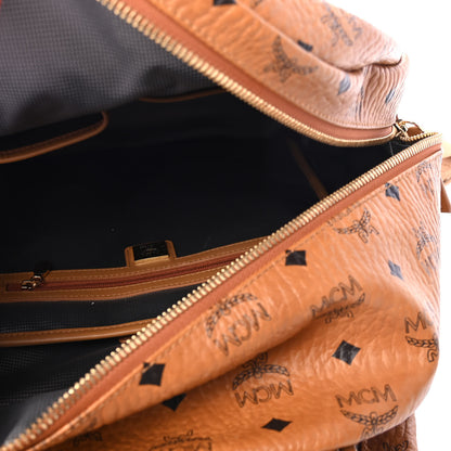 MCM Visetos Medium Side Studs Stark Backpack Cognac 4 of 4