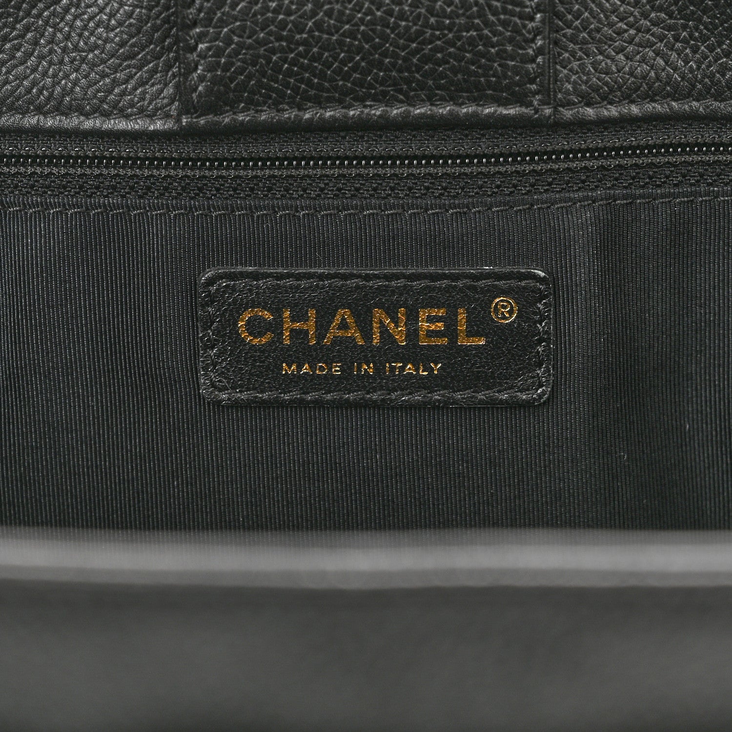 Chanel Calfskin Cerf Executive Shopper Tote Black 5 of 9
