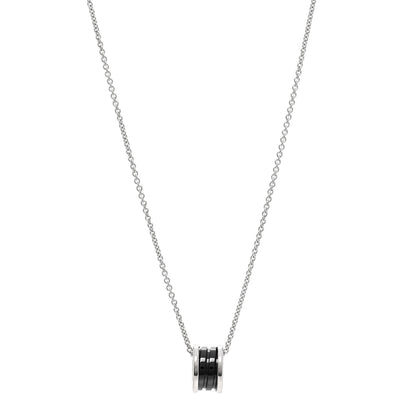 Bulgari Sterling Silver Ceramic Save The Children Pendant Necklace 1 of 7