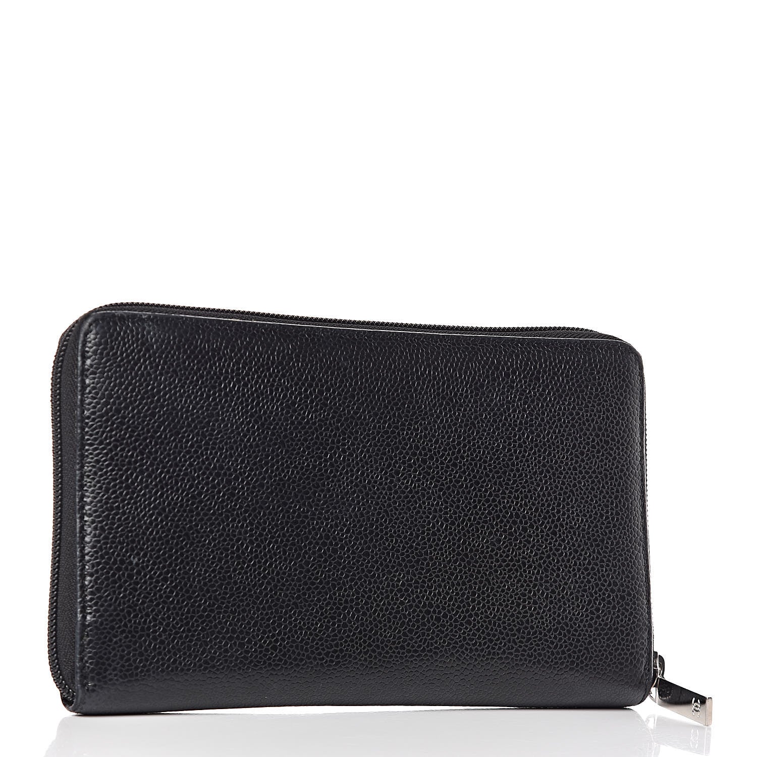 Chanel Caviar Large Timeless CC Zip Around Organizer Wallet Black 3 of 14
