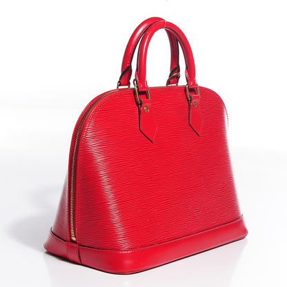 Louis Vuitton Epi Alma PM Castillan Red 3 of 7