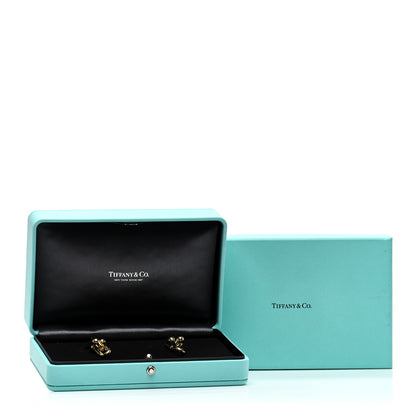Tiffany 18K Yellow Gold Large HardWear Link Earrings 5 of 5