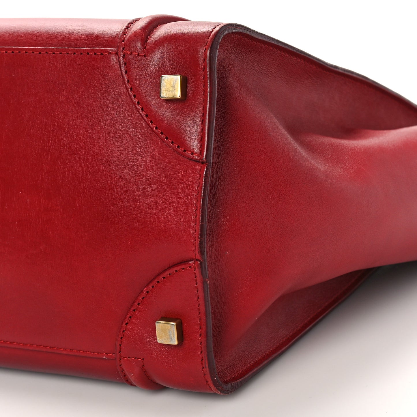 Smooth Calfskin Mini Luggage Red
