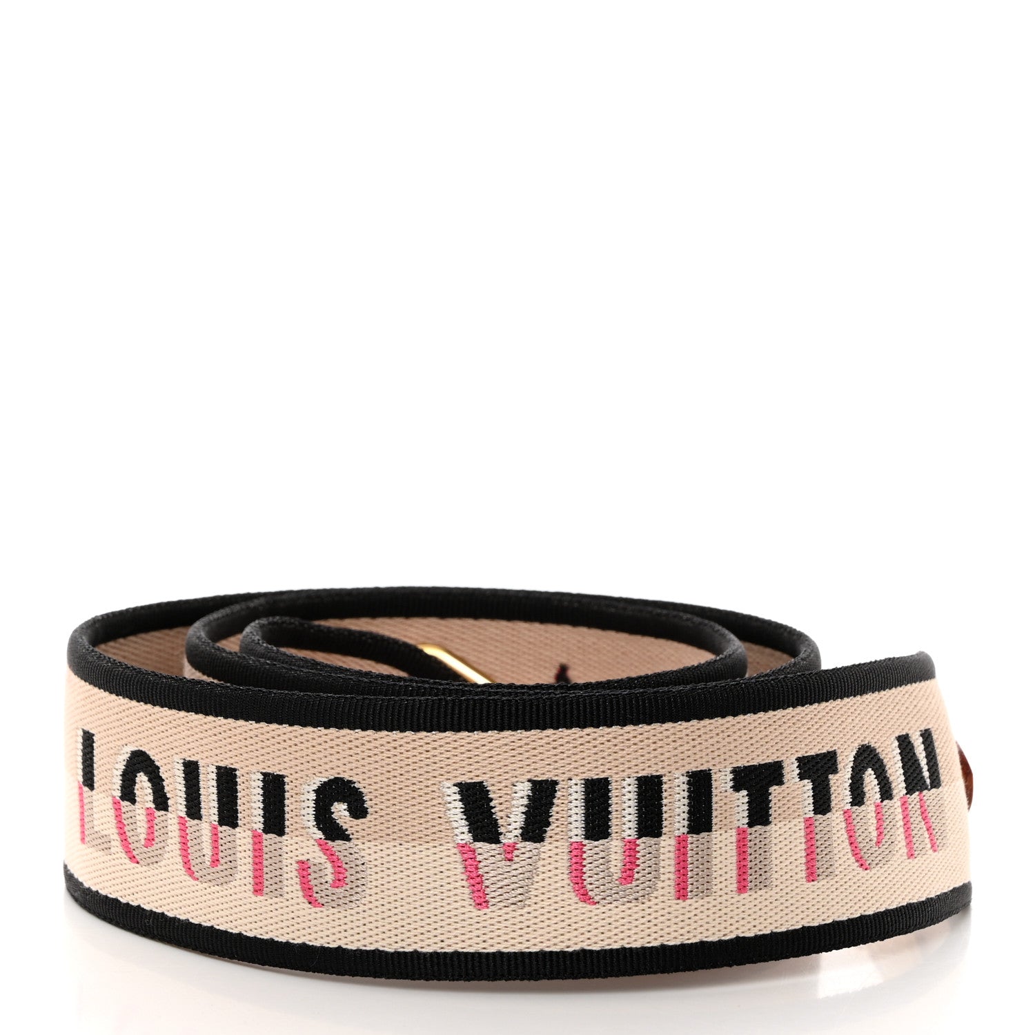 Louis Vuitton Jacquard Speedy Bandouliere 20 Shoulder Strap Black 3 of 4