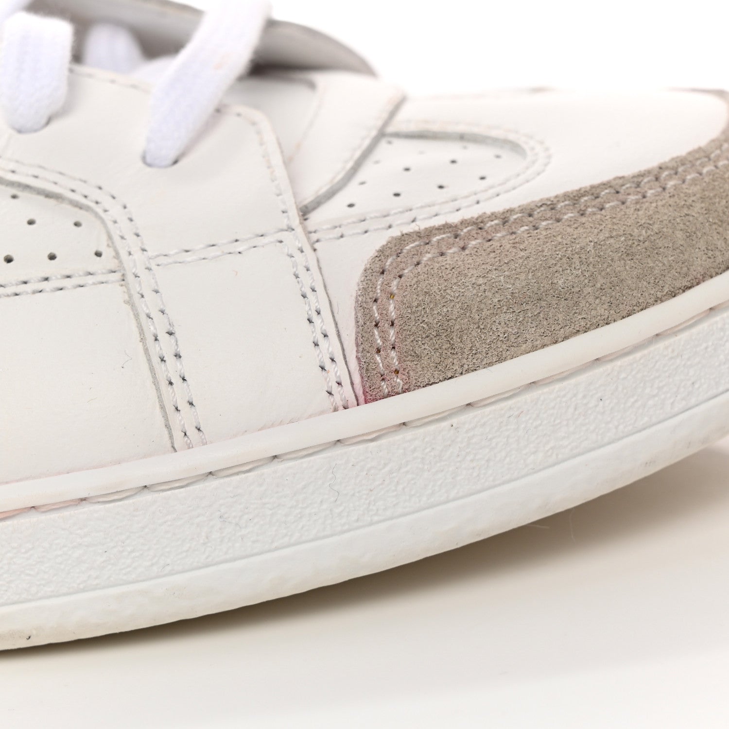 Christian Dior Calfskin Suede Dior Star Low Top Sneakers 36.5 White Black 20 of 22