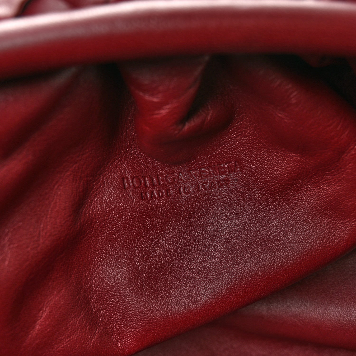 Bottega Veneta Nappa Maxi Intrecciato The Pouch Oversized Clutch Bordeaux 6 of 10