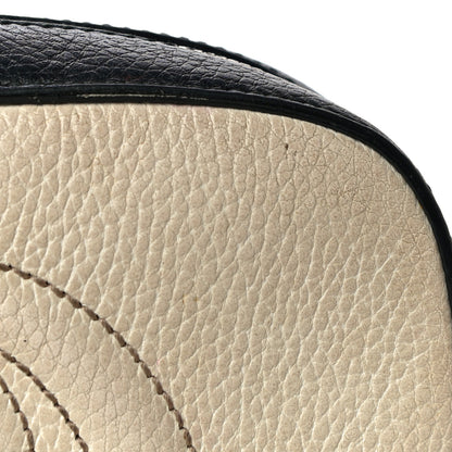 Gucci Dollar Calfskin Bi-Color Small Soho Disco Bag Mystic White Black 17 of 22
