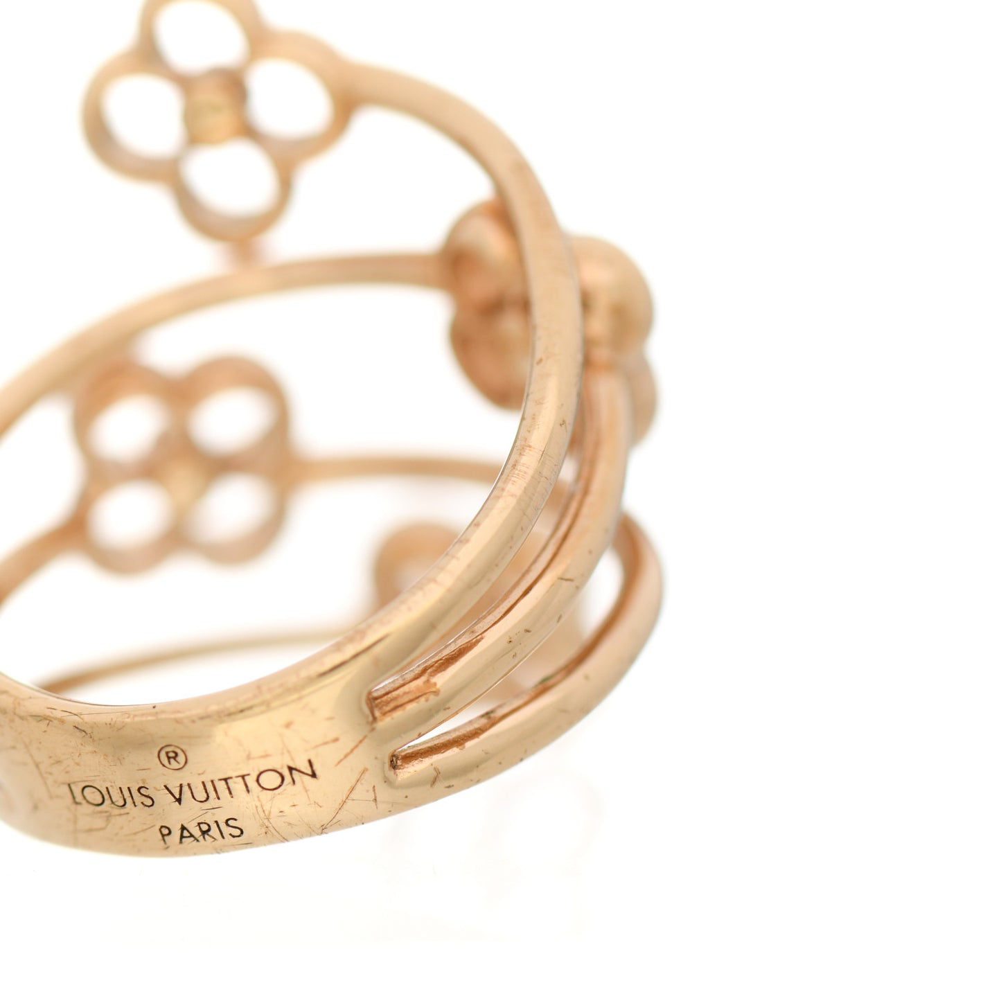 Flower Full Ring M Gold
