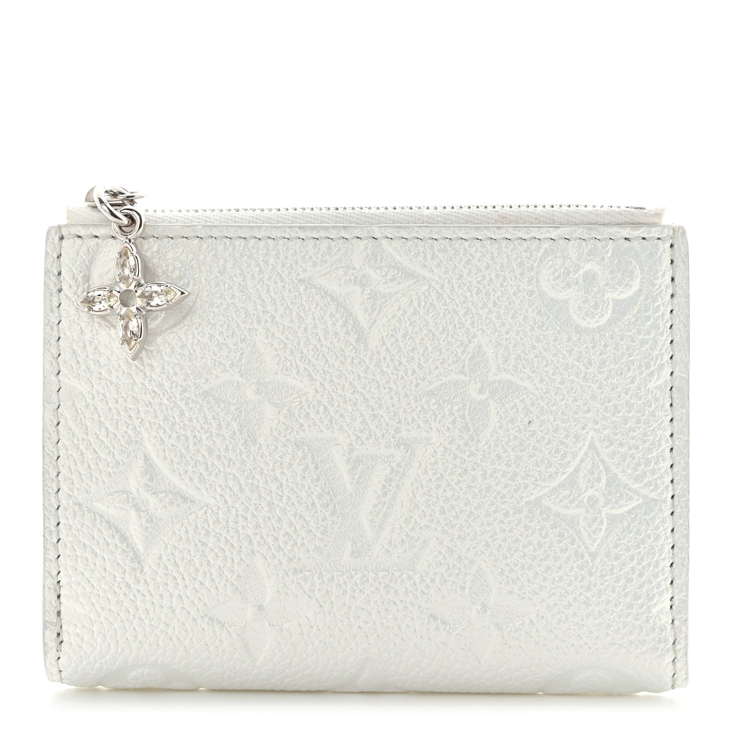 Louis Vuitton Empreinte Monogram Flower Lisa Wallet Snow 1 of 11