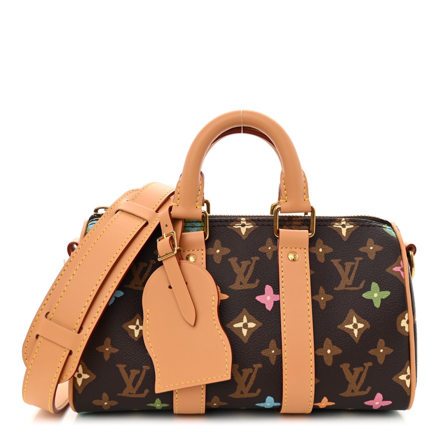 Louis Vuitton Monogram Craggy Keepall Bandouliere 25 Chocolate 1 of 10