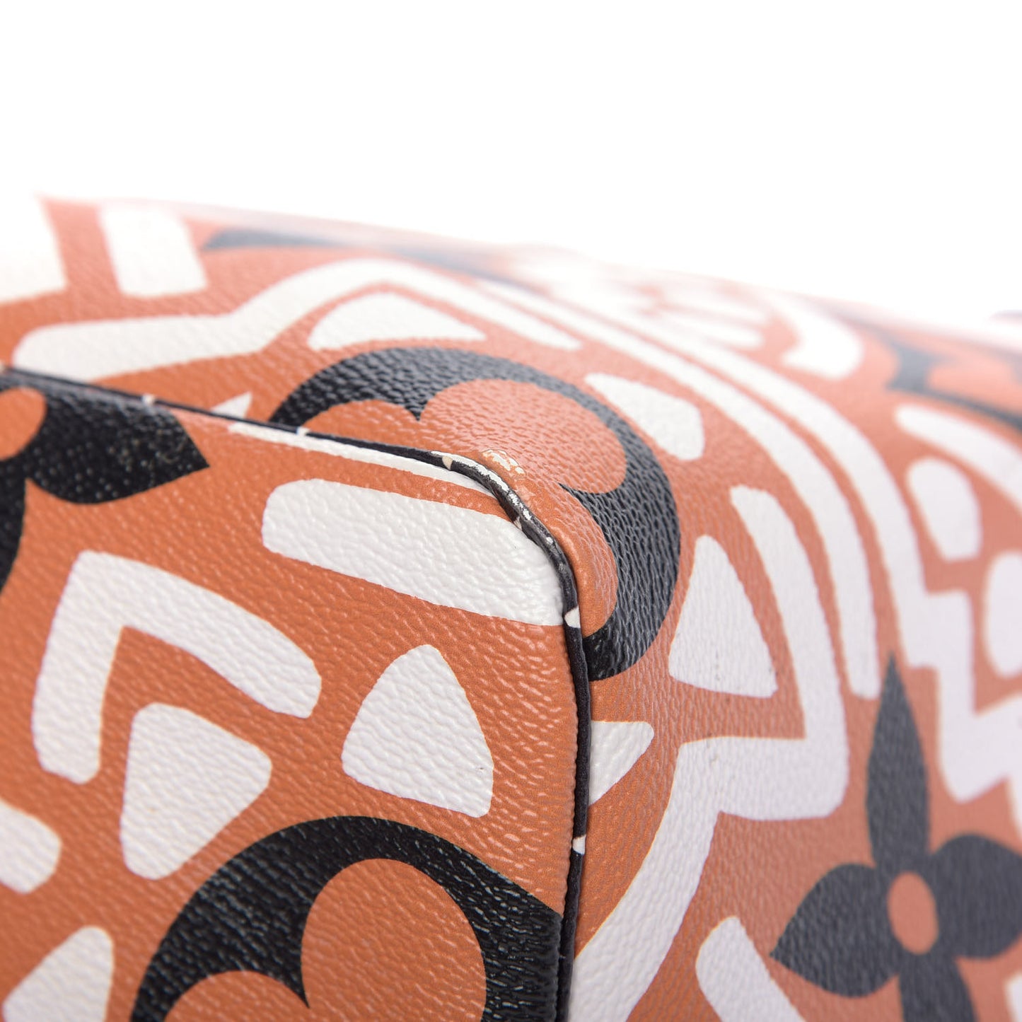 Monogram Giant Crafty Neverfull MM Creme Caramel