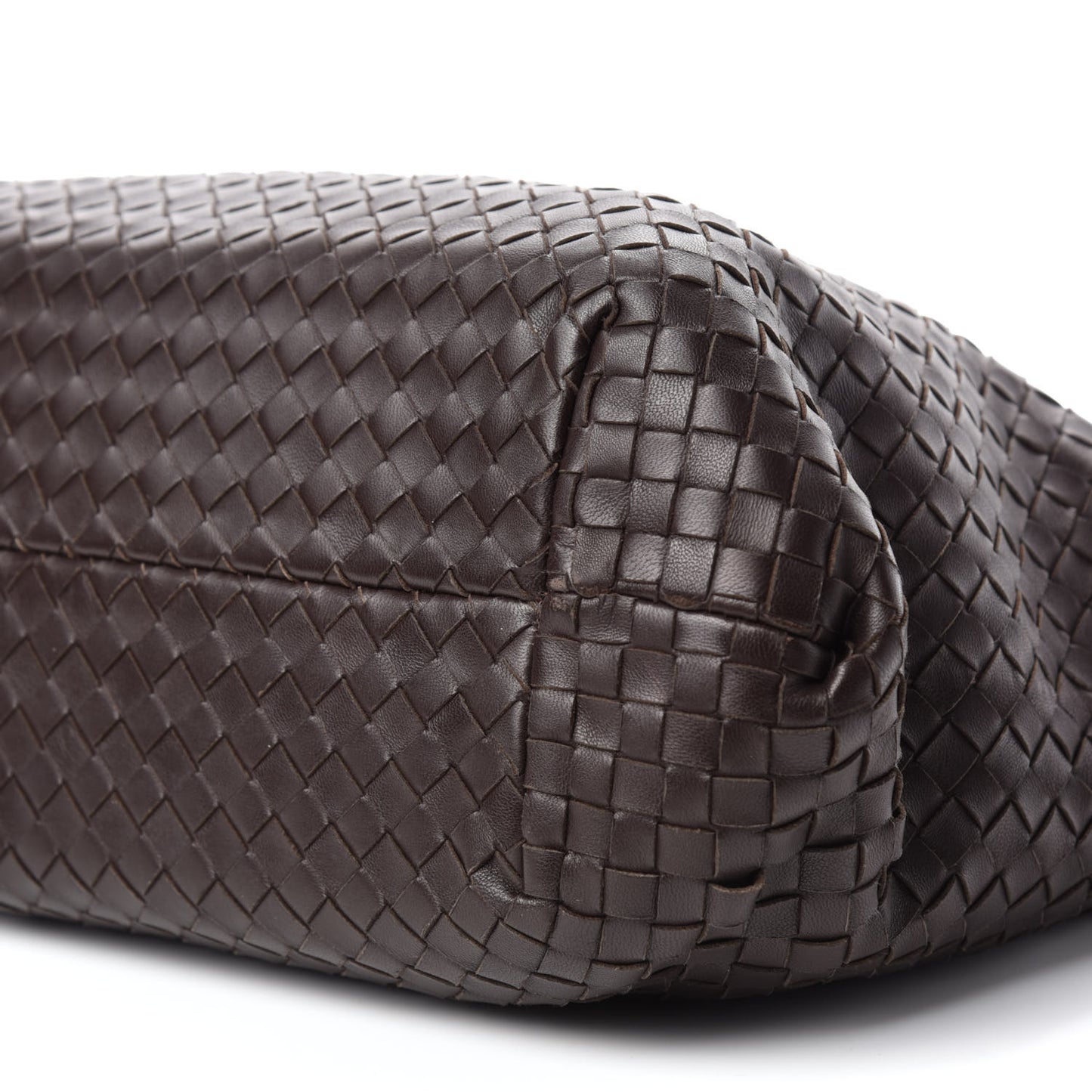 Nappa Intrecciato Large Capri Tote Ebano