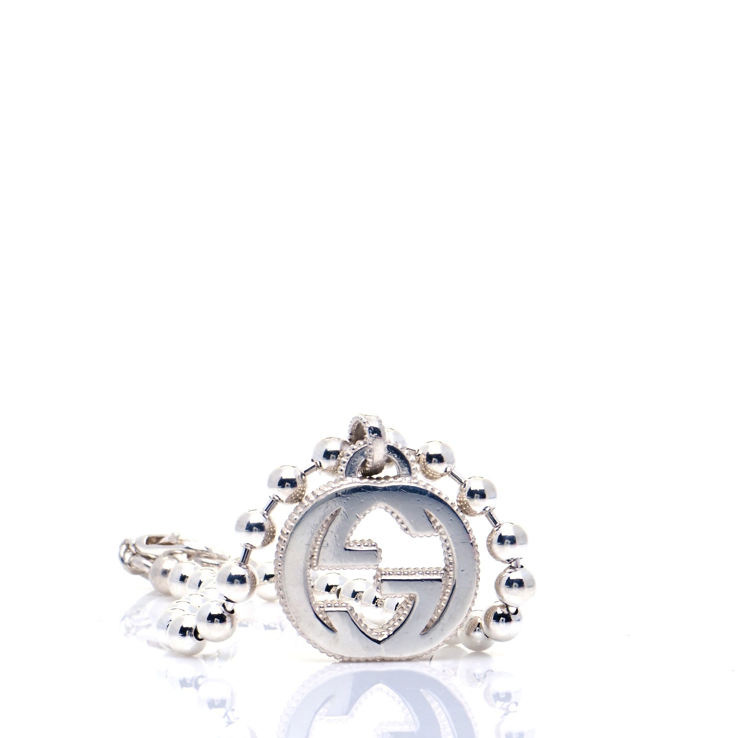 Gucci Sterling Silver Interlocking GG Bracelet 6 of 7