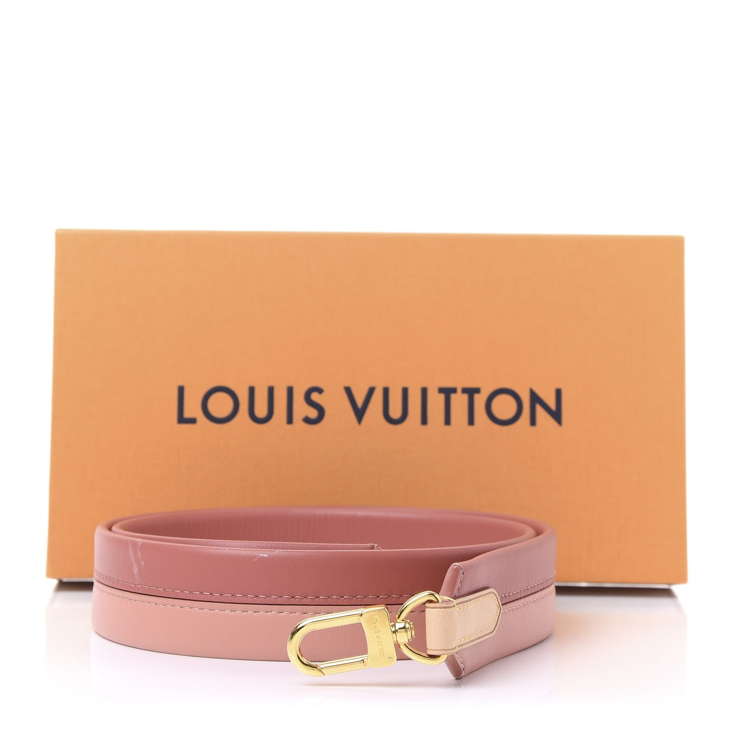 Louis Vuitton Calfskin Cluny BB Shoulder Strap Vieux Rose 4 of 5