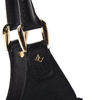 Gucci Monogram Calfskin Large Bardot Tote Black 17 of 24