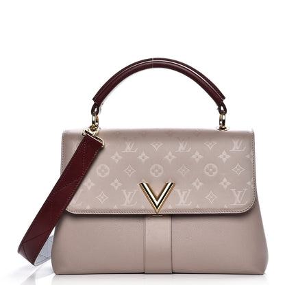Louis Vuitton Calfskin Monogram Very One Handle Mastic Raisin 1 of 12