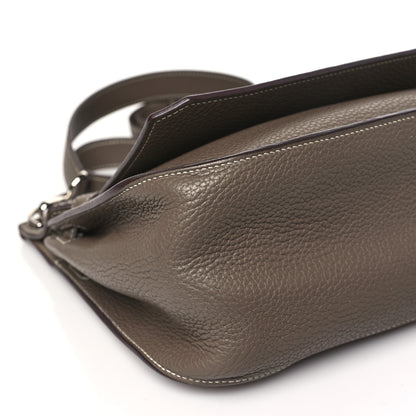 Hermes Taurillon Clemence Jypsiere 28 Etoupe 9 of 11