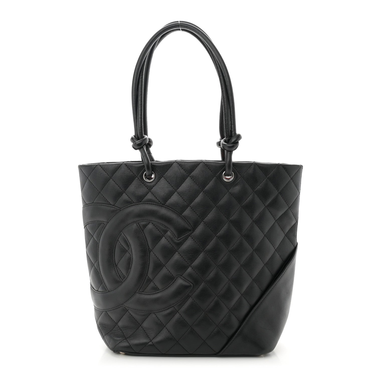 Chanel Calfskin Quilted Medium Cambon Tote Black 1 of 11