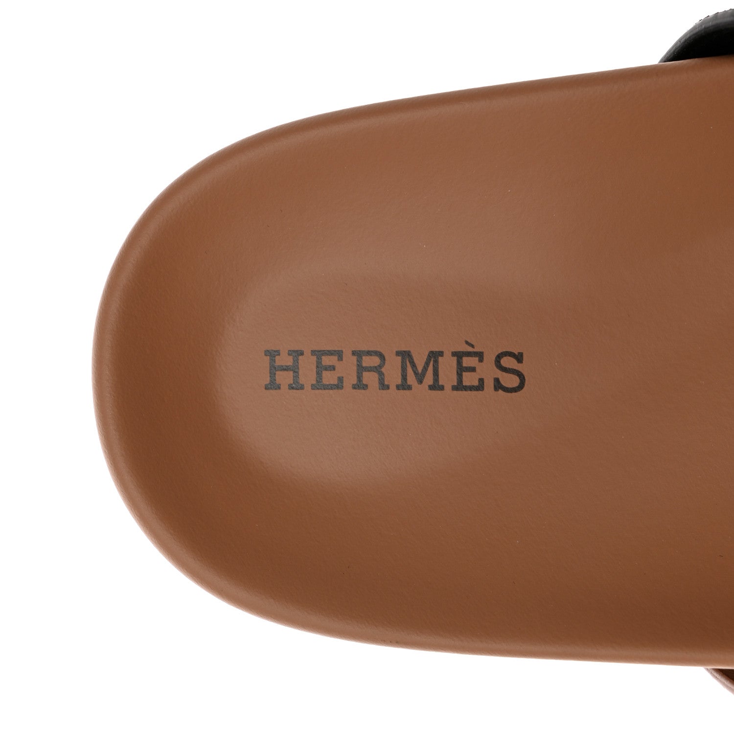 Hermes Suede Goatskin Womens Chypre Sandals 37.5 Rose Perle Black 7 of 11