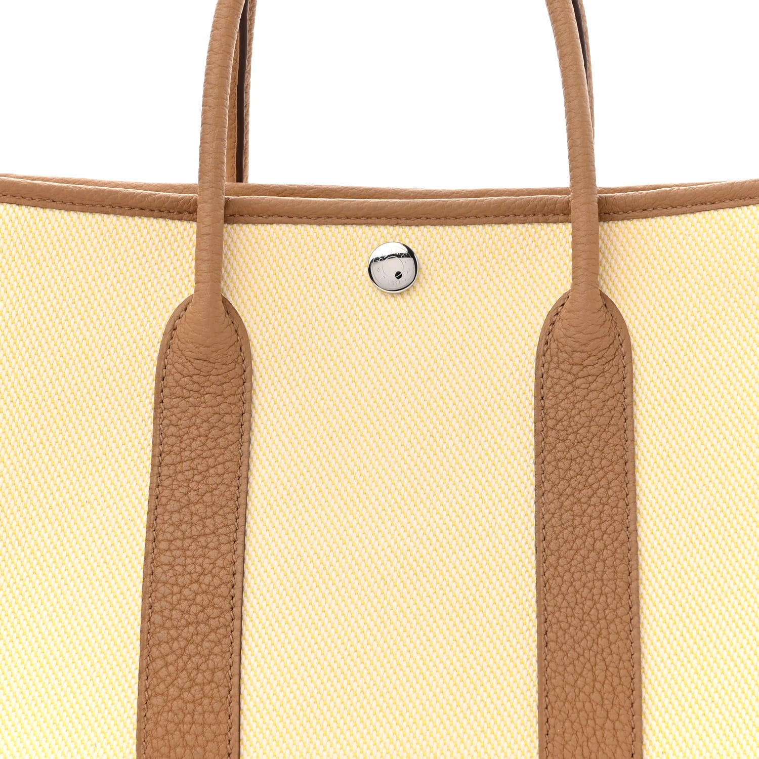 Hermes Twill H Negonda Garden Party 30 TPM Ecru Jaune De Naples Biscuit 6 of 8