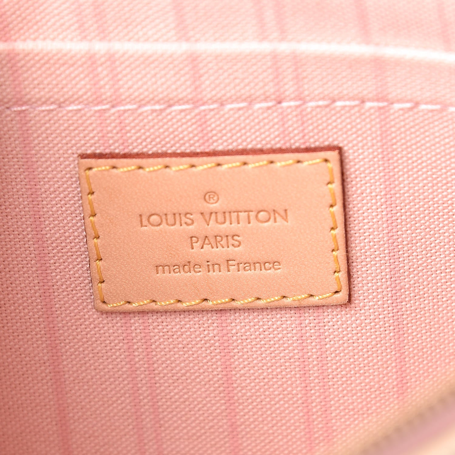 Louis Vuitton Damier Azur Neverfull MM GM Pochette Rose Ballerine 6 of 8