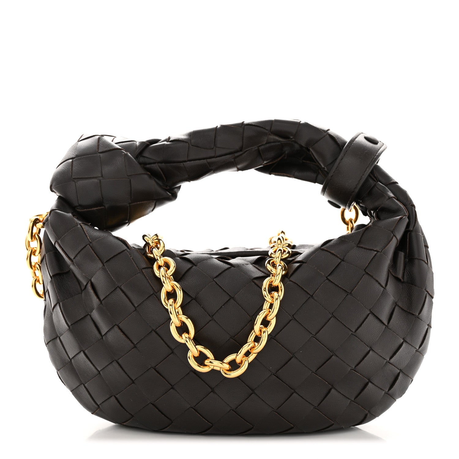 Bottega Veneta Nappa Intrecciato Mini Chain Jodie Fondant 1 of 10