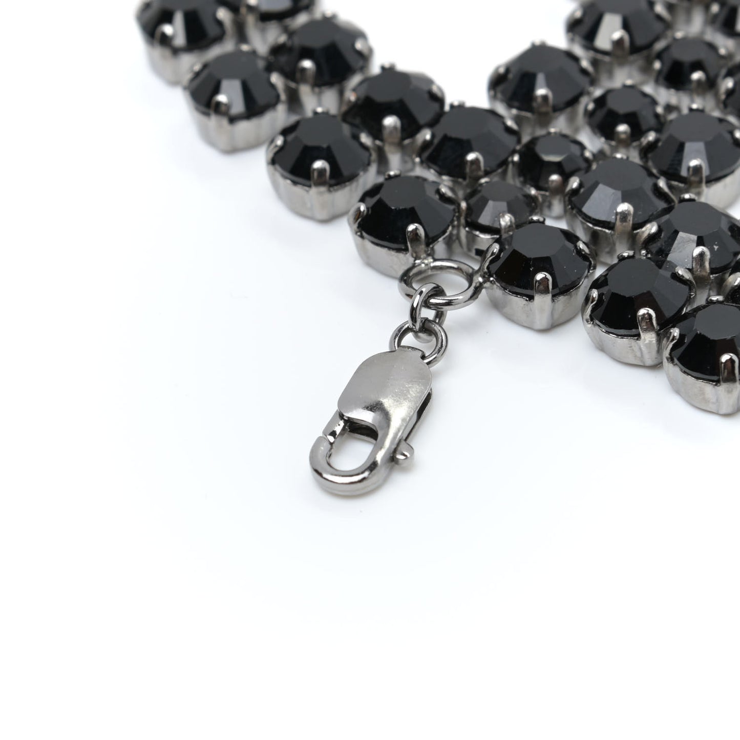 Crystal Bracelet Black Silver