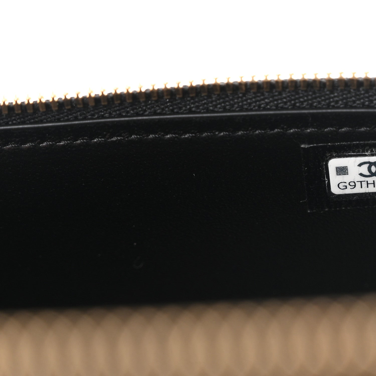 Chanel Calfskin Crocodile Embossed Crococo Small Top Handle Vanity Case With Chain Black 7 of 11
