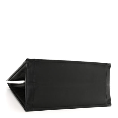 Christian Dior Calfskin Embossed Medium Book Tote Black 4 of 13
