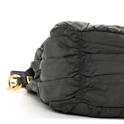 Prada Tessuto Nylon Gaufre Tote Fumo 8 of 9