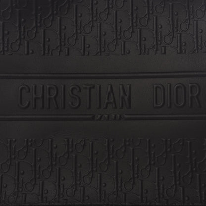 Christian Dior Oblique Calfskin Embossed Medium Book Tote Black 7 of 9