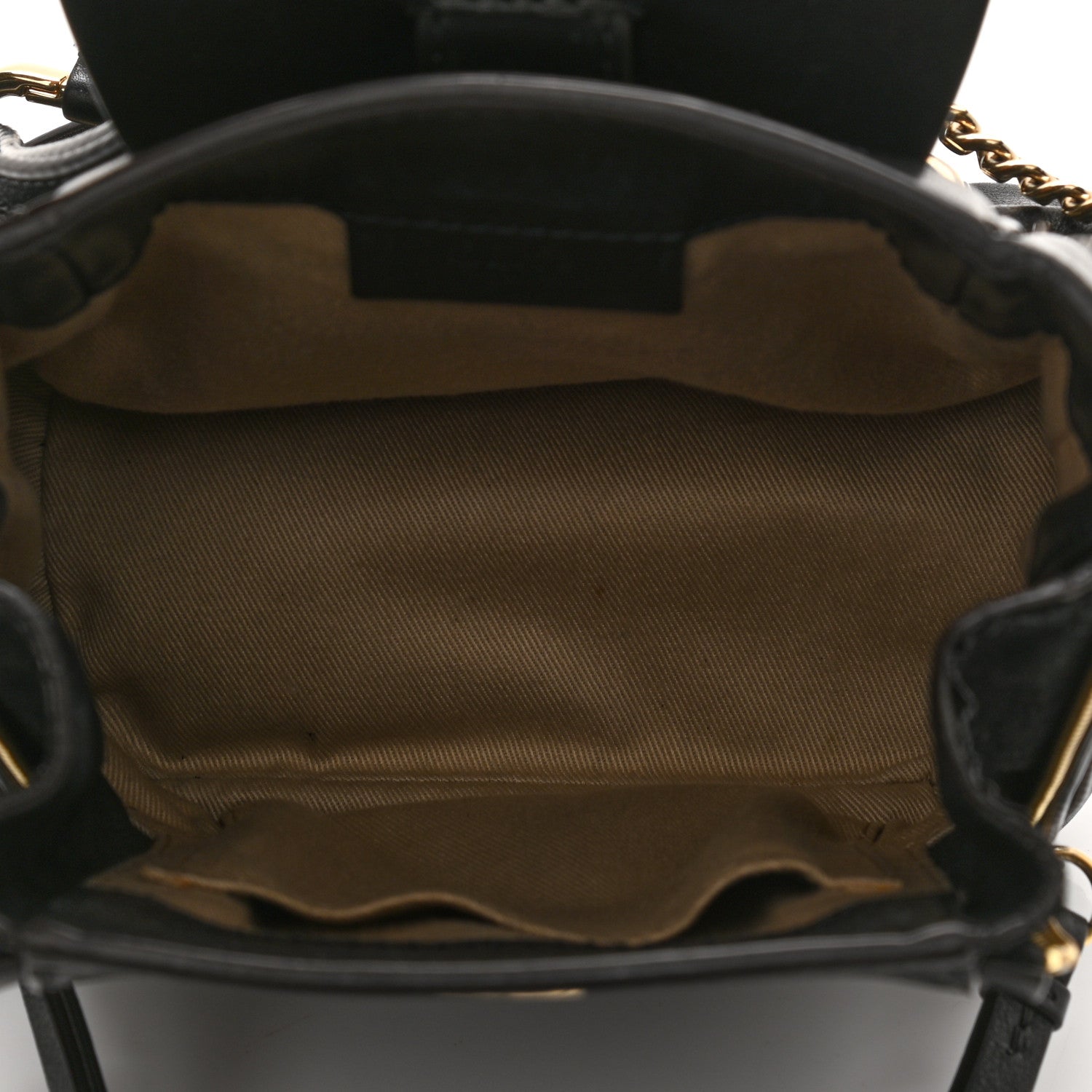Chloe Suede Calfskin Mini Faye Backpack Black 5 of 11