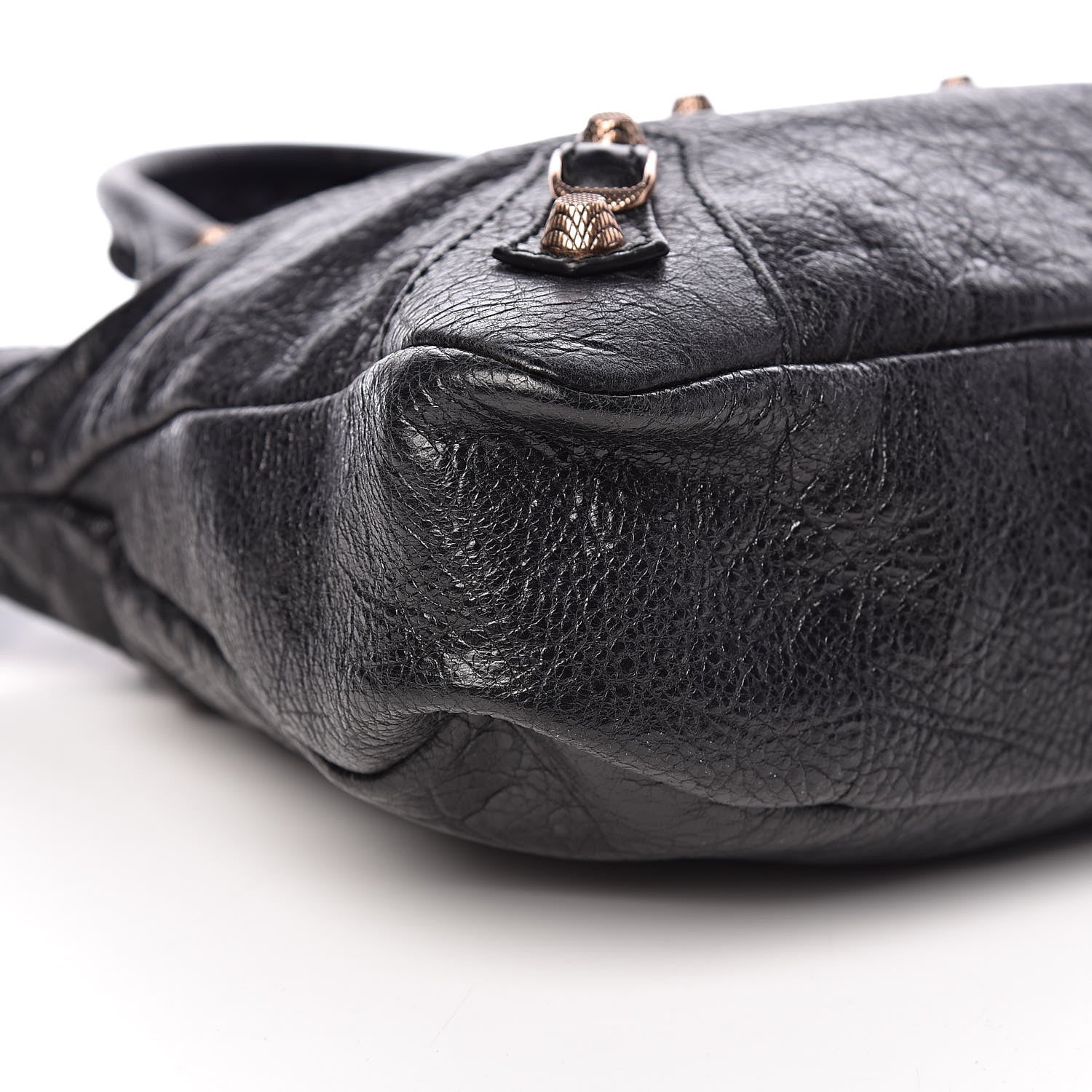 Balenciaga Agneau Giant 12 Rose Gold Hardware Town Black 9 of 10