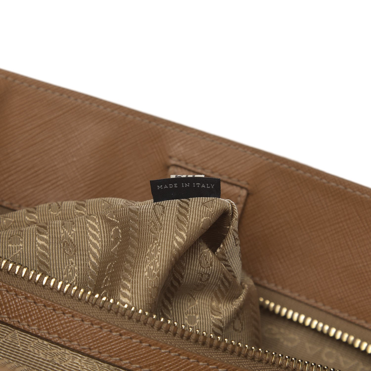Prada Saffiano Lux Large Tote Caramel 7 of 13