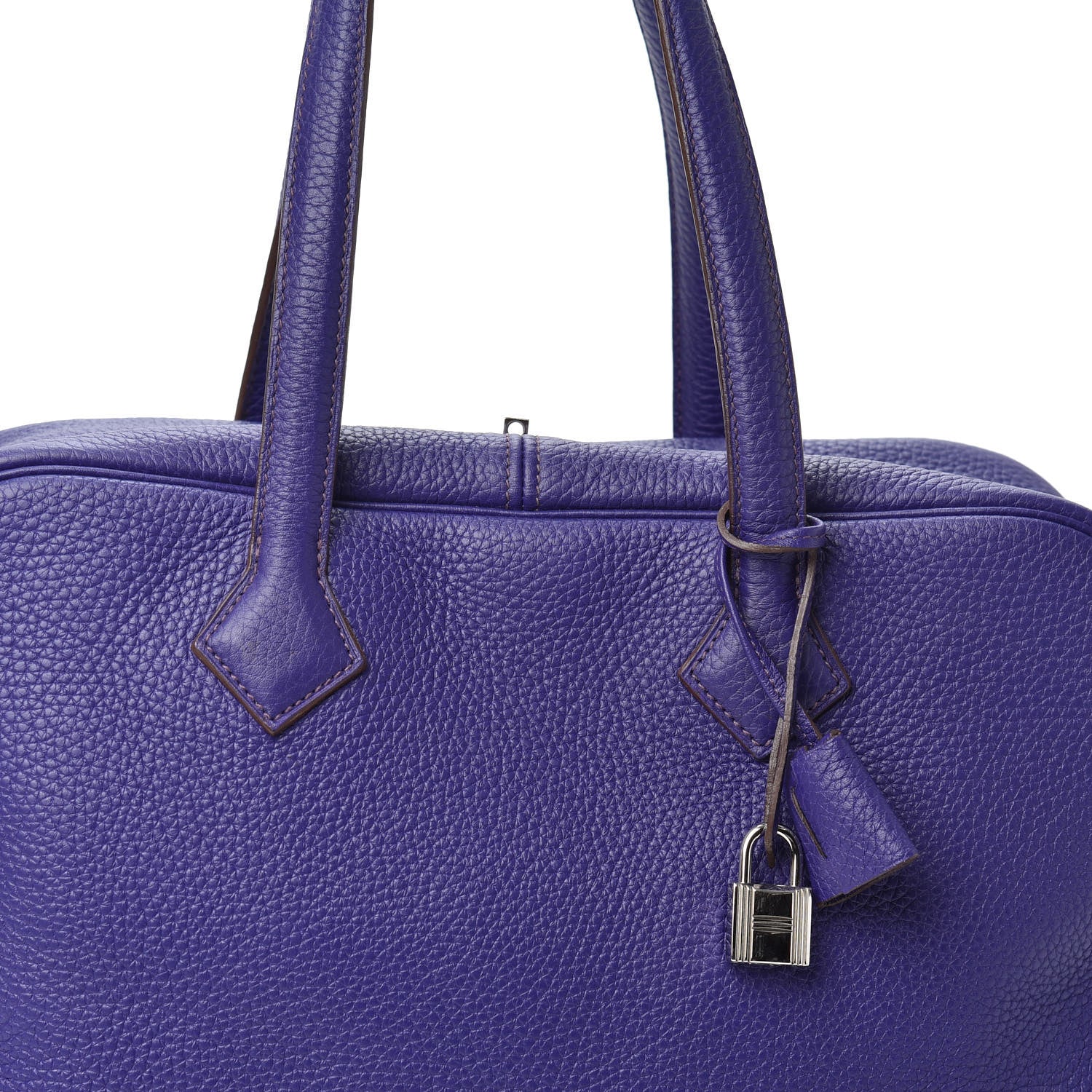 Hermes Taurillon Clemence Victoria II 35 Iris 8 of 10