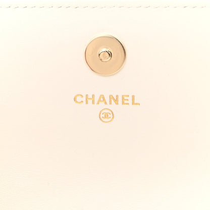 Chanel Calfskin Quilted Maxi Pearls Clutch With Chain White 6 of 14