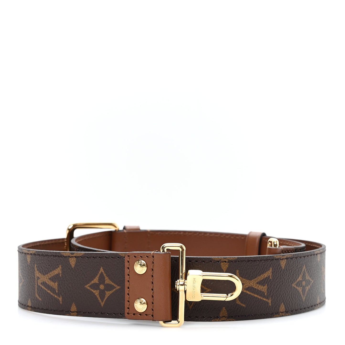 Monogram Adjustable Papillon Shoulder Strap Brown