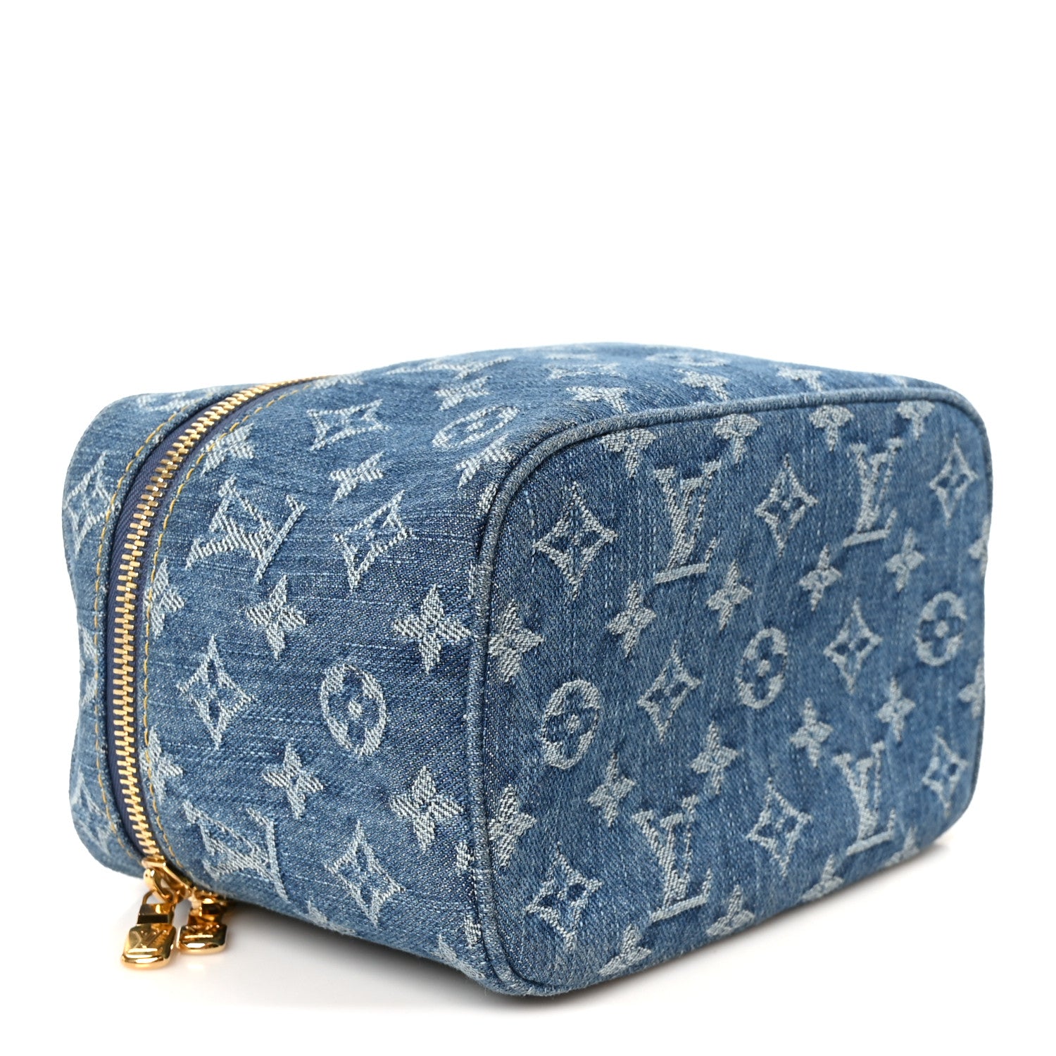 Louis Vuitton Monogram Denim Nice Mini Blue 4 of 7
