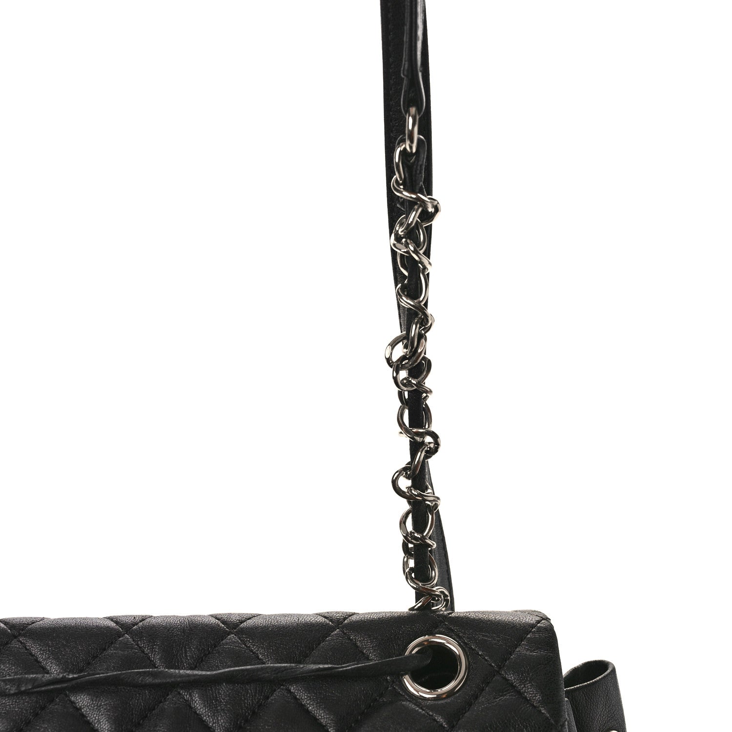 Chanel Calfskin Quilted Large Urban Spirit Backpack Black 10 of 15