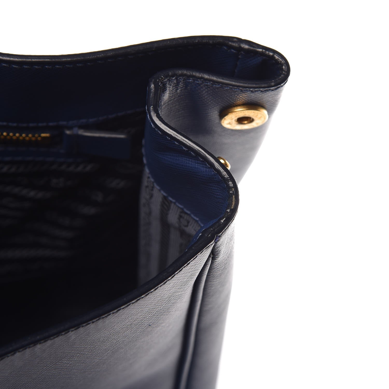 Prada Saffiano Lux Large Tote Bluette 9 of 13