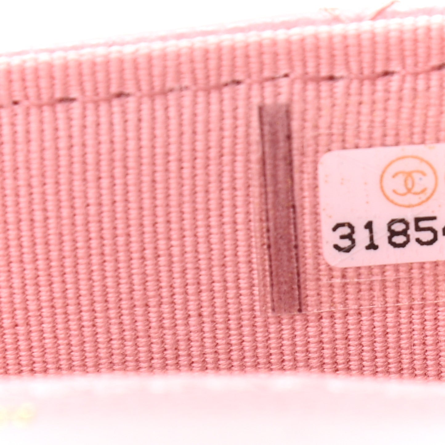 Caviar Quilted Mini Clutch With Chain Pink