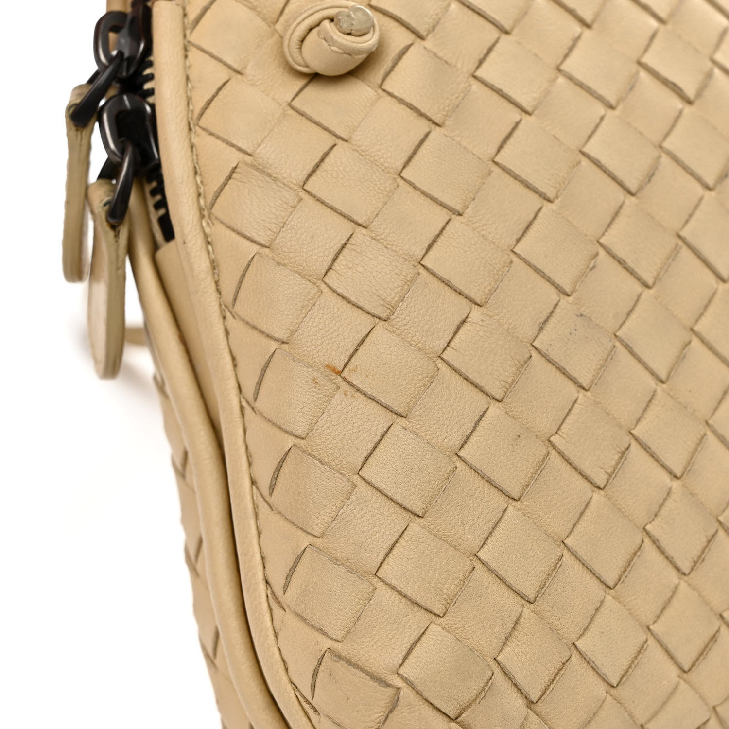 Bottega Veneta Nappa Intrecciato Nodini Crossbody Messenger Mink 14 of 15