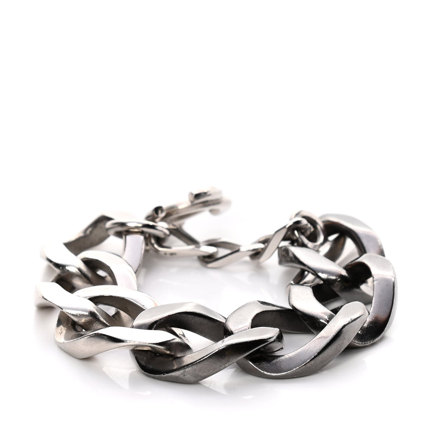 Chain Link CC Bracelet Silver