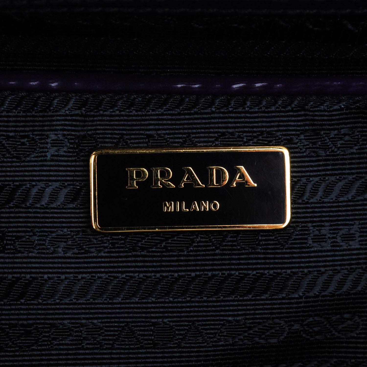 Prada Spazzolato Large Galleria Double Zip Tote Viola Fume 6 of 8
